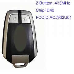 MK360001 Original Smart key 2button 433mhz 46chip For Isuzu FCC ID ACJ932U01 Keyless Go C8984849970