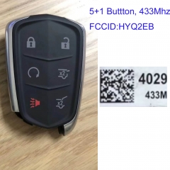 MK340004 5+1 Button Smart Key 434MHz FCC HYQ2EB Escalade Keyless Entry Remote Fob
