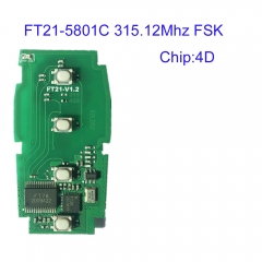 MK450018  FT21-5801C 315.12Mhz Circuit for Subaru smart key PCB Board