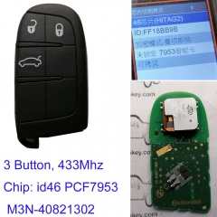 MK310049 Original 3 Button 434MHZ Smart Remote Key for DODGE  M3N-40821302 PCF7953 ID46 Chip Remote Car Key