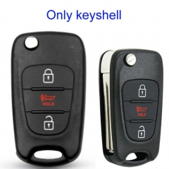 FS130036 3 Button Flip Remote Key Shell Case for Kia Soul Sportage Sport 2010 11-13 2014