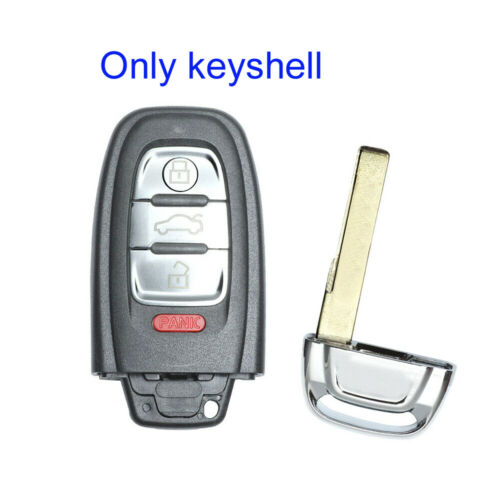 FS090017 3+1 Button Smart Remote Car Key Shell Case for A-UDI A1 A3 A4 A5 A6 A7 A8 Q5 S4 S5 S6