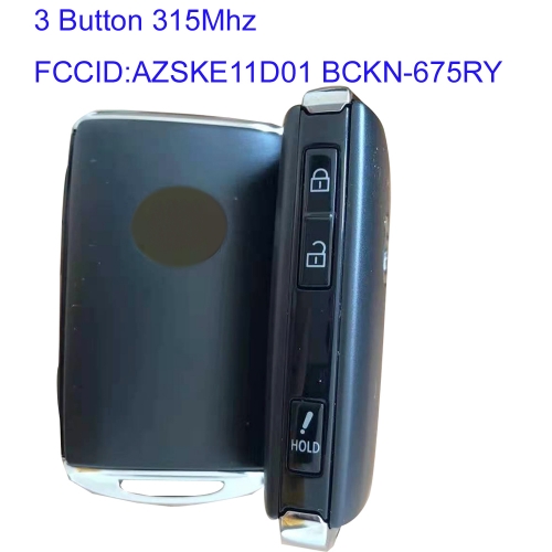 MK540053 3 Button 315MHZ Smart Key for Mazda CX5 CX9 2019-2020 WAZSKE11D01 BCKN-675RY Auto Car Key Fob
