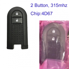 MK190296 2 Button 315mhz Smart Key for T-oyota Rush  ID47 Chip Car Key Fob
