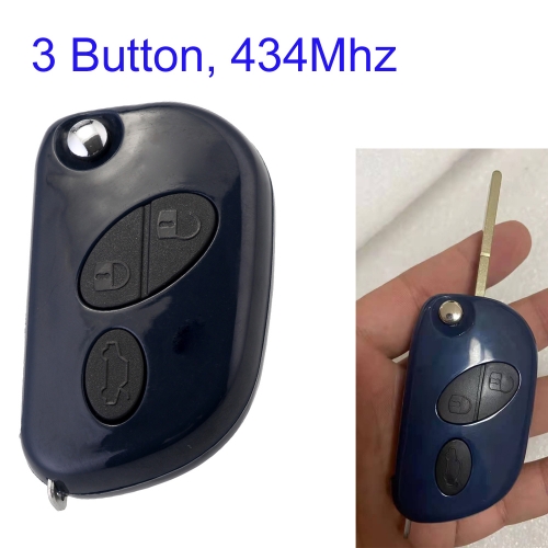 MK480005 3 Buttons Smart Remote Key 433mhz Flip Key for Maserati Quattroporte GranTurismo 2005 - 2011 Auto Car Key