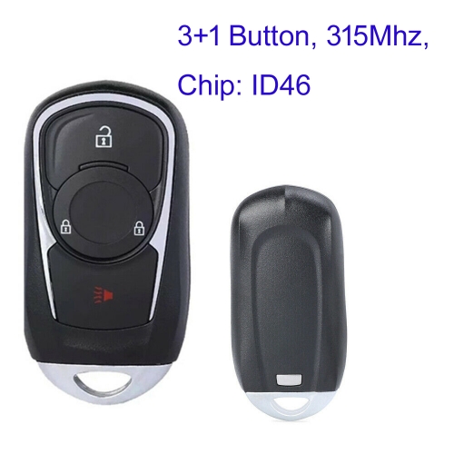 MK270045 3+1 Button 315MHz Smart Remote Key for Buick Encore Envision 2017-2020 HYQ4EA ID46 Chip