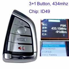 MK110007 Smart Remote Key 4 Buttons 434mhz pcf7945 chip For BMW F CAS4 5 7 Series X5 X6 2014 2015 2016