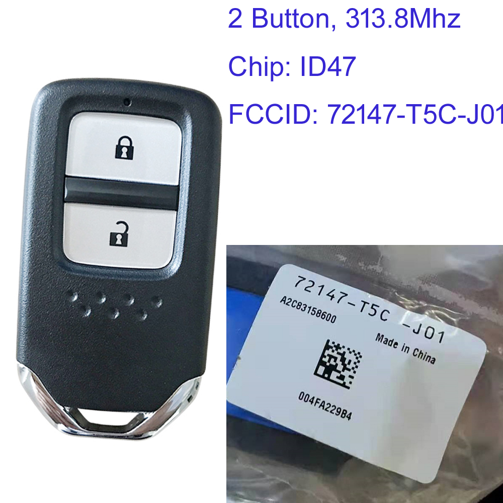 thumbnail image 2 of X AUTOHAUX 2pcs 313.8MHz N5F-S0084A Replacement Smart Proximity Keyless 2 of 9
