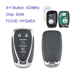 MK280101 Smart Key 4+1 Button 433MHz for Chevrolet Camaro Malibu Spark Auto Key Fob HYQ4EA ID46 Chip