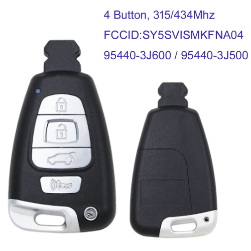 MK140264 4 Button 315/433Mhz Remote Key for H-yundai Veracruz 2007 - 2012 SY5AVISMKFNA04 PN: 95440-3J600 / 95440-3J500 ID46 Chip
