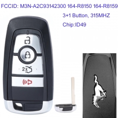 MK160145 3+1 Button 315mhz Smart Key Remote Control For FORD Mustang 2017+ M3N-A2C93142300 164-R8150 164-R8159 Auto Car Key Fob id49