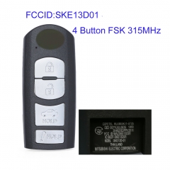 MK540076 4 Sedan Button FSK 315MHz Smart Key Control for Mazda 3 6 Miata 2013-2016  CX5 CX9 Remote Auto Car Key Fob SKE13D01 GJY9-67-5DY