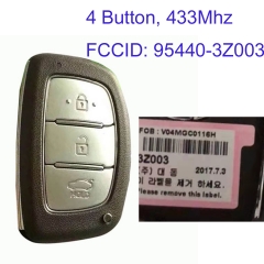 MK140236 3 Button 433MHz Smart Key for H-yundai  I40 2015 +  2015-2016 FCCID 95440-3Z003 Remote Key Fob Keyless Go
