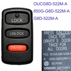 MK350038 2 +1 Buttons 315Mhz Remote Key for M-itsubishi 1998 - 2006, 2012 2013 2014 3B FCC# OUCG8D-522M-A UCG8D-522M-A 850G-G8D-522M-A G8D-522M-A