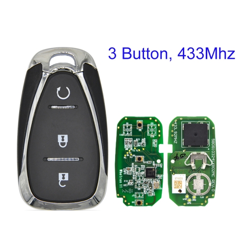 MK280108 3Button Smart Keyless Entry Remote Key 433MHZ For Chevrolet Tracker Orlando JM Keyless Go