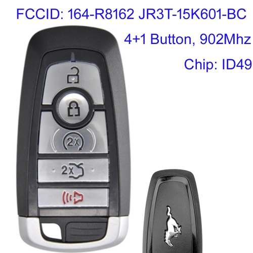 MK160143 4+1 Buttons 902Hz Smart Key for Ford Mustang 2017-2020 FCC ID: M3N-A2C93142600 164-R8162 JR3T-15K601-BC  Key Fob Remote Keyless Go