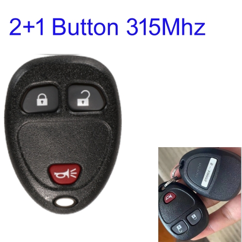MK270060 Original 2+1 Button 315MHz Remote Key Control PCB for B-uick Terraza  2006-2010 Auto Car Key Fob
