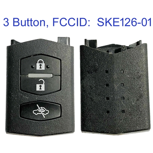 MK540049 3 Button Smart Key for Mazda  3, 5, 6, Etc M-itsubishi system Remote Auto Car Key Fob FCCID: SKE126-01 JX331BA5802C