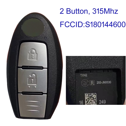 MK210157 2 Button 315mhz Remote Key Control Smart Key for N-issan Dayz 2019 S180144600  Keyless Go 4A Chip S180144601