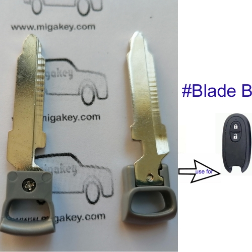 FS370018 Emergency Insert Key Blade Blades for S-uzuki  Auto Car Key Blade #B