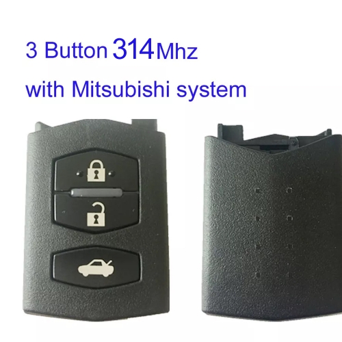 MK540020 3 Button 313.8Mhz Smart Key for Mazda M-itsubishi system Remote Auto Car Key Fob