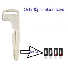 FS350026 10pcs x Keyless Entry Remote Blade Uncut Key Insert key for M-itsubishi Lancer Outlander ASX Eclipse Galant