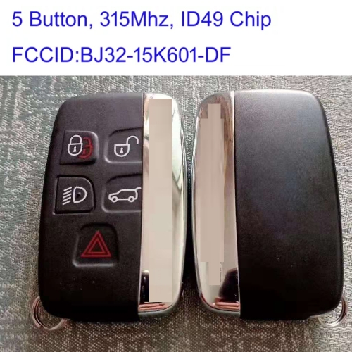 MK260005 OEM 4+1 Button Smart Car Key 315mhz PCF7953P for Range Rover Evoque Sport 2010- 2016 Keyless Go Key BJ32-15K601-DF