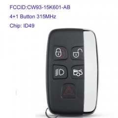 FS1500005 5 Button Smart Key Remote Key Shell Case for J-aguar XF XE XJ Auto Car Key Shell with Blade