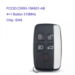 MK500005 4+1 Button 315MHz Smart Key for J-aguar Xj Xjl Xf Remote Key Fob CW93-15K601-AB with ID49 Chip