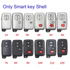 FS190119 2/3/4 Buttons Smart Remote Key Shell Case Fob for T-oyota Corolla Camry Avalon Prius RAV4 Highlander 4 Runner Land Cruiser