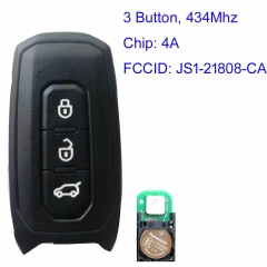 MK160169 3 Button 434MHz Remote Key For Ford Territory With 4A CHIP JS1-21808-CA  Auto Car Key Fob