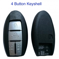 FS350030 4 Button Smart Key Remote Key Shell Cover for M-itsubishi Smart Key Remote Replacement