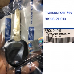 MK140377 Transponder Key Remote Control Head Key for H-yundai Elantra Auto Car Key Replacement 81996-2H010