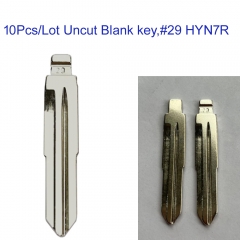 FS140067 10PCS/Lot Blank Flip Key Blade For KD/VVDI/Xhorse Remote Key Blade for H-yundai SONATA MOINCA KIA #29 HYN7R
