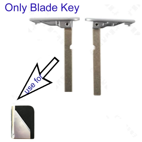 FS080005  1pc Uncut Emergency Blade Key for Geely Smart Key Replacement