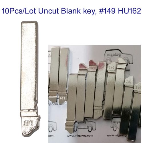 FS120030 10PCS/lot HU162T #149 Remote Key Blade for VW OEM MQB Blank Key Replacement