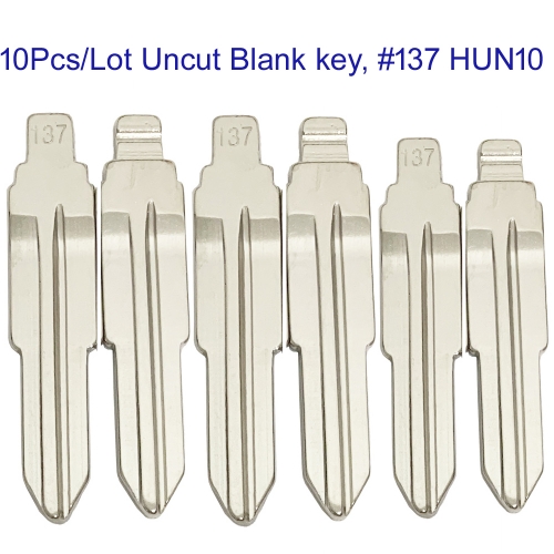 FS430004 10pcs/Lot Remote Blade Metal Blank Uncut Flip Key Blade for Ssangyong S170 KD VVDI Flip Key Blade #137 HYN10