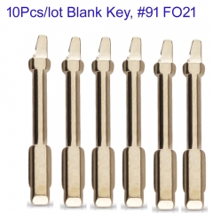 FS160051 10PCS/Lot Uncut  Blade for Ford Fusion Focus Mondeo Key Blade Repalcement  #90 FO21
