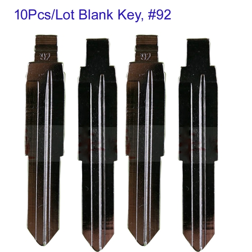 FS430005 10pcs/Lot Remote Blade Metal Blank Uncut Flip Key Blade for Ssangyong Flip Key Blade #92