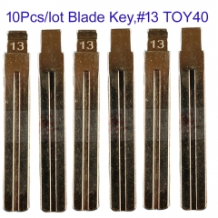 FS490010 Uncut Metal Key Blade Blades for Lexus Auto Car Key Blade Replacement #13 Toy40