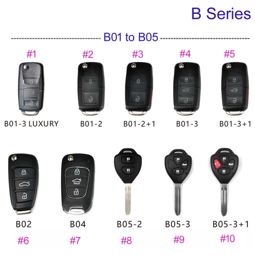 MK590120 KEYDIY KD B Series B01-2/3/2+1/3+1 B02 B03 B04 B05 for KD900+ URG200 KD-X2 Programmer Remote Key