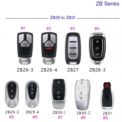 MK590116 KEYDIY KD ZB Series ZB26 ZB27 ZB28 ZB29 ZB30 ZB31 for KD900+ URG200 KD-X2 Programmer for Audi for Benz for BMW Style Smart Remote Key