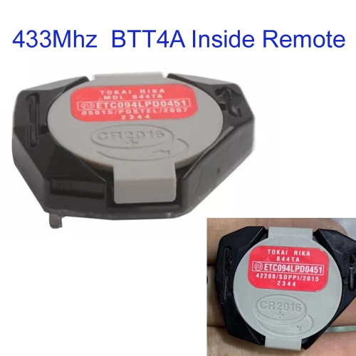 MK190486  434MHZ Remote Key Chip for T-oyota Hilux TOKAI MDL B44TA Inside Remote Chip