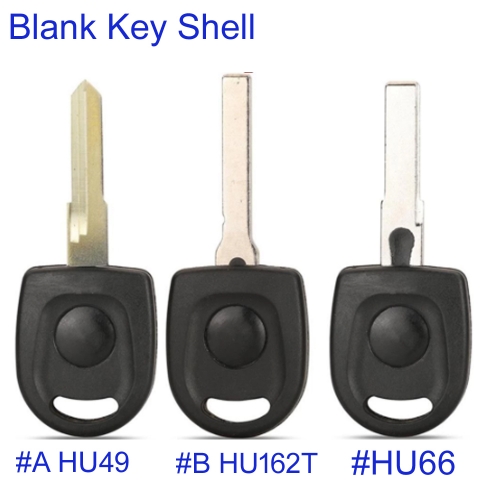 FS120039 Transponder Key Shell Case For VW Car Key Blank for Passat B5 Voayage Golf Jetta Polo Bora HU49 HU162T HU66