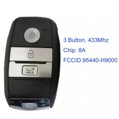 MK130195 3 Button 433mhz Smart Key for KIA Rio 2017 2018 Proximity Key 95440-H9000  SYEC3FOB1611 Auto Car Key Fob 8A H Chip