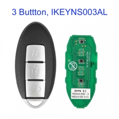 MK750001 MAXIIM IKEY Premium Style IKEYNS003AL for Autel N-issan 3 Buttons Universal Smart Key (Trunk)