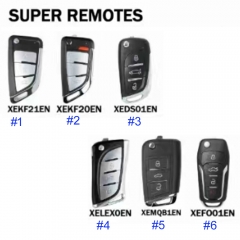 MK580040 Xhorse VVDI XE Series Super Remote Key XEKF21EN XEKF20EN XEDS01EN XELEX0EN XEMQB1EN XEF001EN for VVDI2 VVDI Mini Key