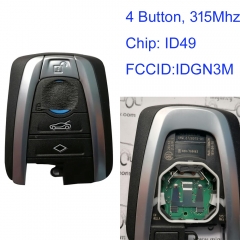 MK110135 4 Button 315MHz  Smart Key for BMW I8 PCF7953 Chip Auto Car Key NBGIDGNG1 Keyless GO Smart Card
