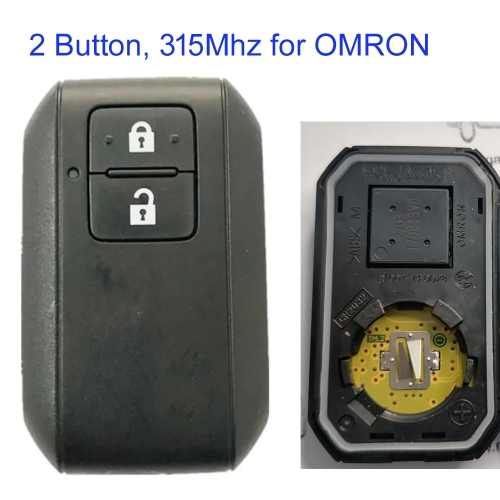 MK370049 2 Button 315MHz Smart Key for S-uzuki ERTIGA 2019 Spacia 2013-17 With ID47 Chip Remote Control R79R0 OMRON
