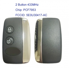 MK260024 2 Button 433MHz Smart Key for L-and rover Range Rover EVOQUE & DEFENDER 5E0U30417-AC Car Key Fob with PCF7953 Chip